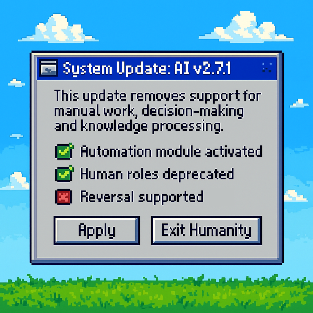 NWS.meme: AI in 2026: System Update: Human Roles Deprecated