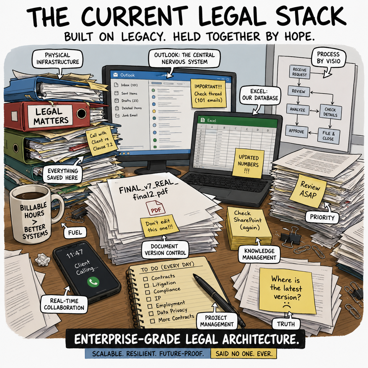 The Current Legal Stack: Built on Legacy. Held Together by Hope