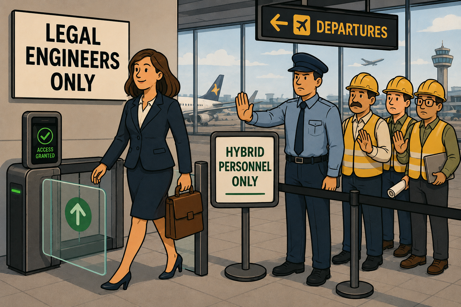 NWS.meme: Restricted Area: Legal Engineers Only