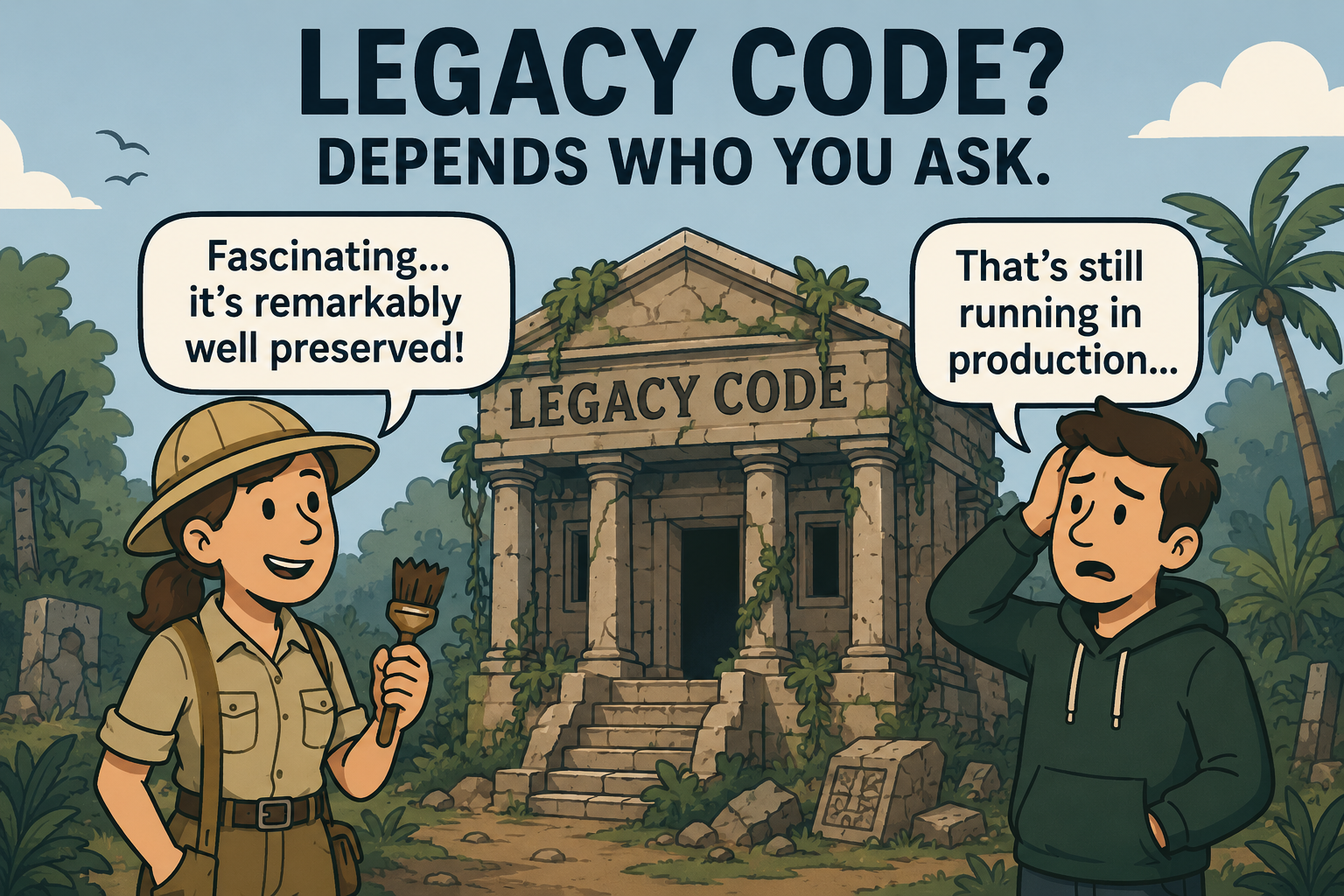 NWS.meme: Legacy Code? Depends Who You Ask.
